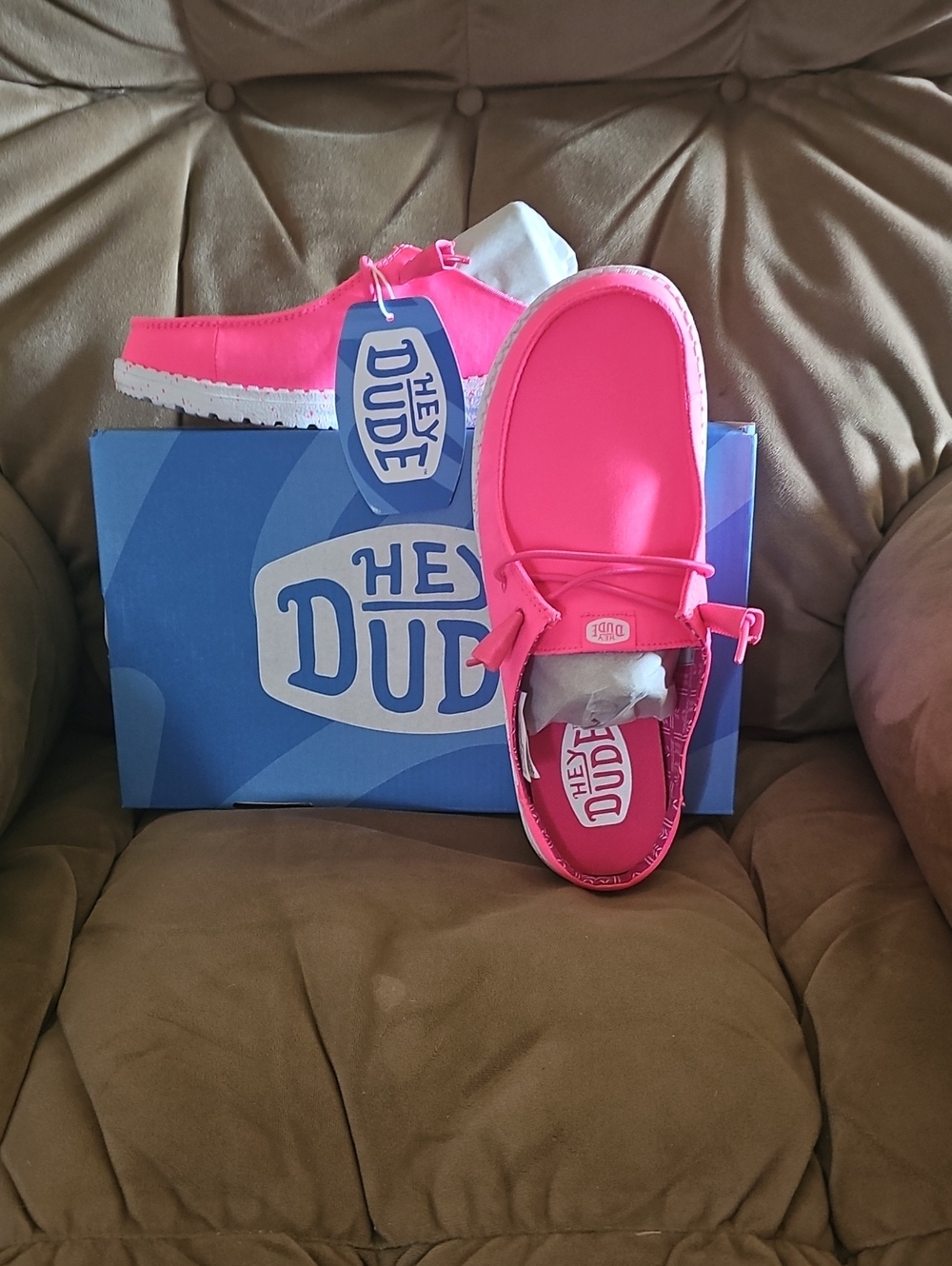 2/$75 NWT Hey Dude Wendy Slip Stretch Canvas